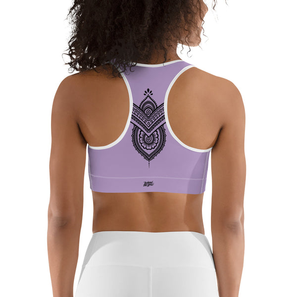 LAVENDER LOTUS SPORTS BRA