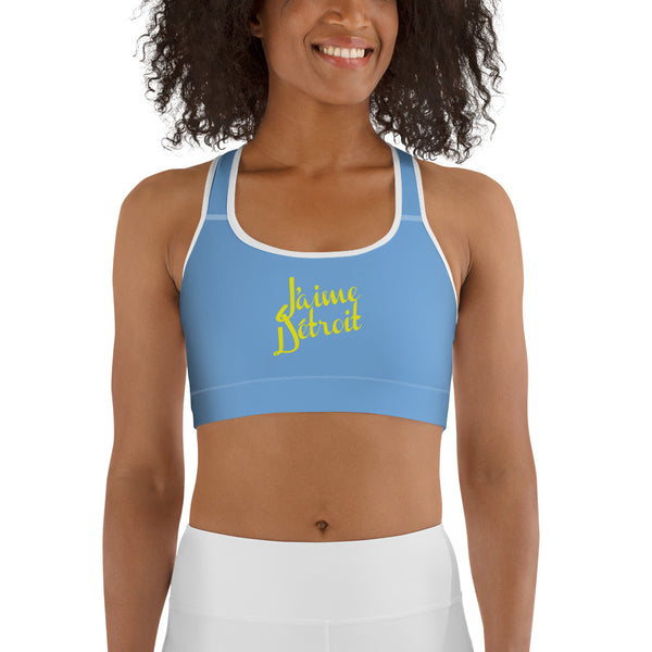I LOVE DETROIT SPORTS BRA