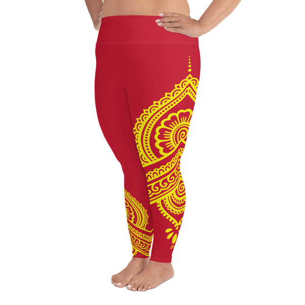 REDDISH FLOW CURVACEOUS LEGGINGS