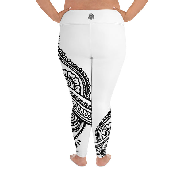 FLOW WHITE CURVACEOUS LEGGINGS