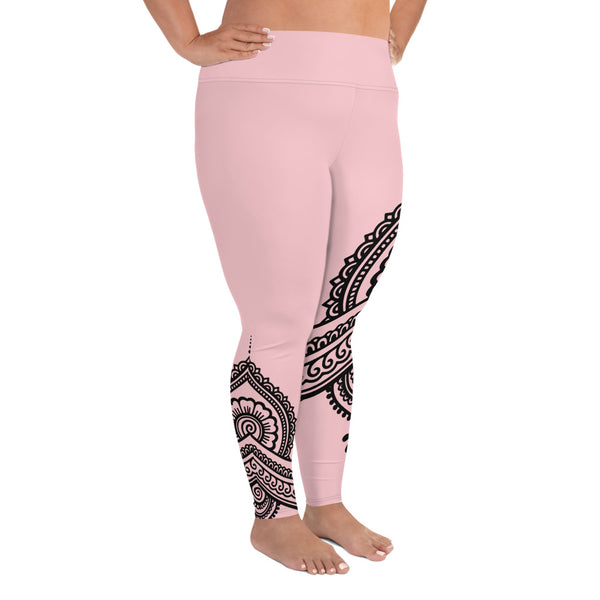 PINKISH FLOW CURVACEOUS LEGGINGS