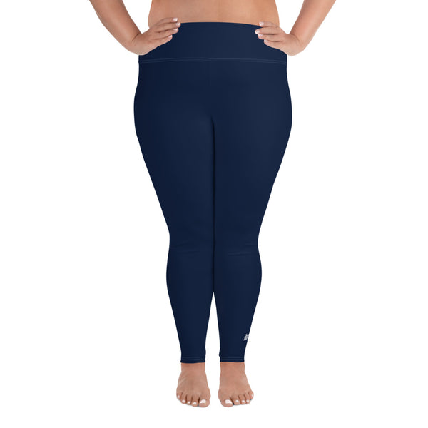 NAVY CURVACEOUS LEGGINGS