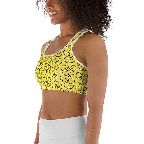 FLOWER CHILD SPORTS BRA
