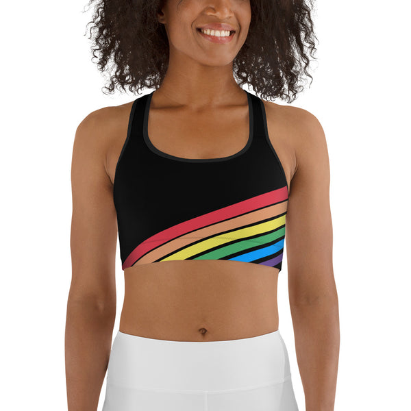 RAINBOW LOVE SPORTS BRA