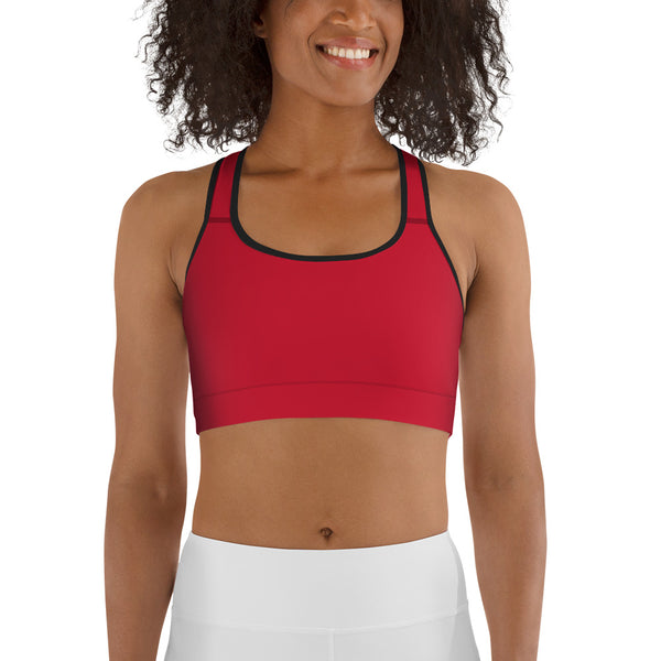 DEEP RED SPORTS BRA