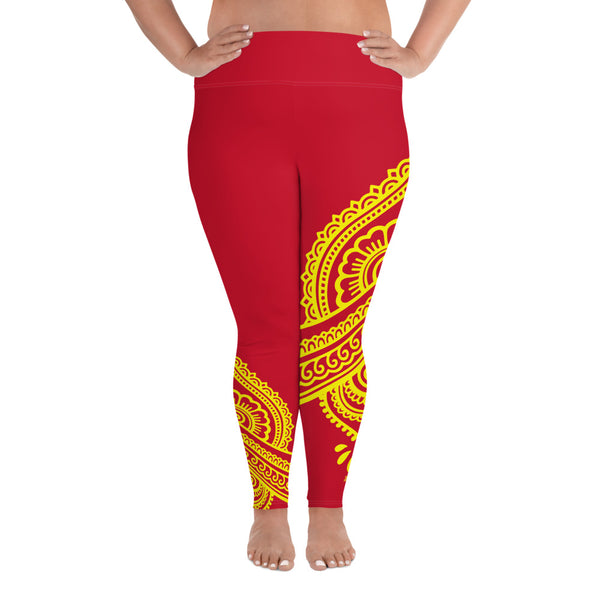 REDDISH FLOW CURVACEOUS LEGGINGS