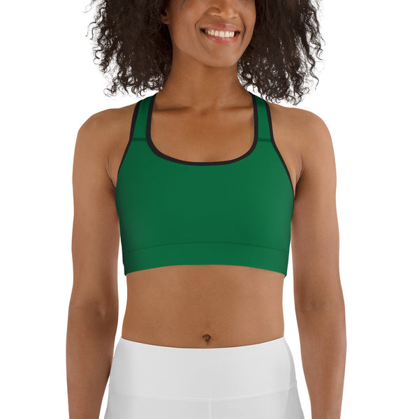 DEEP GREEN SPORTS BRA