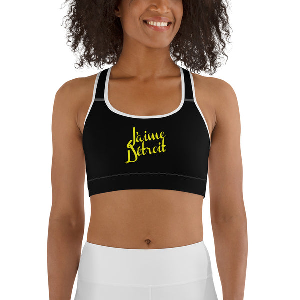 I LOVE DETROIT SPORTS BRA