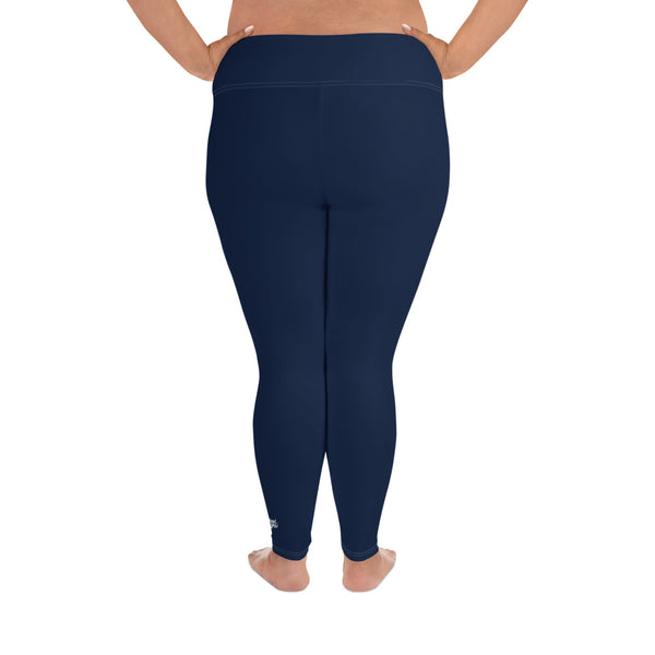 NAVY CURVACEOUS LEGGINGS
