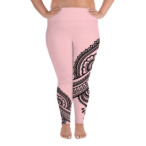 PINKISH FLOW CURVACEOUS LEGGINGS