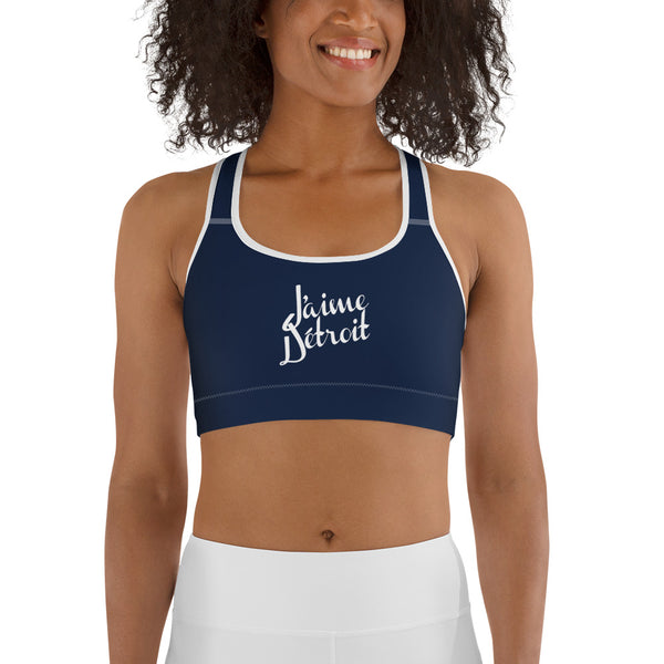 I LOVE DETROIT SPORTS BRA