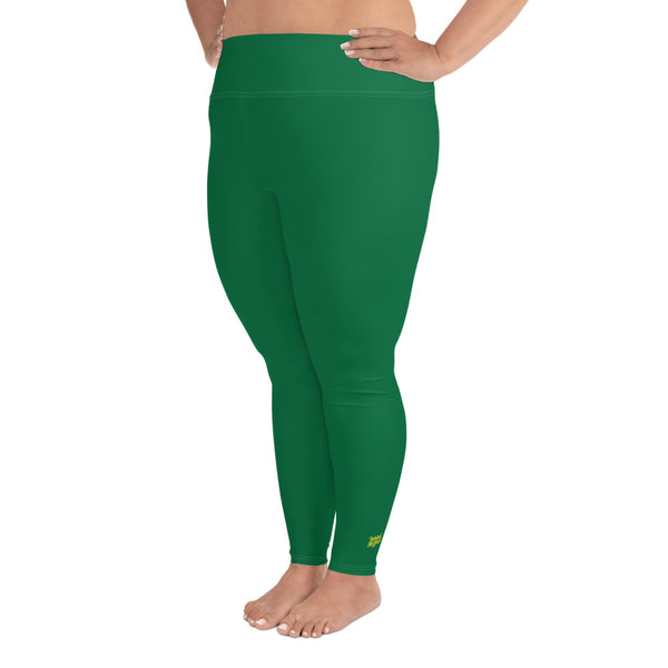 DEEP GREEN CURVACEOUS LEGGINGS
