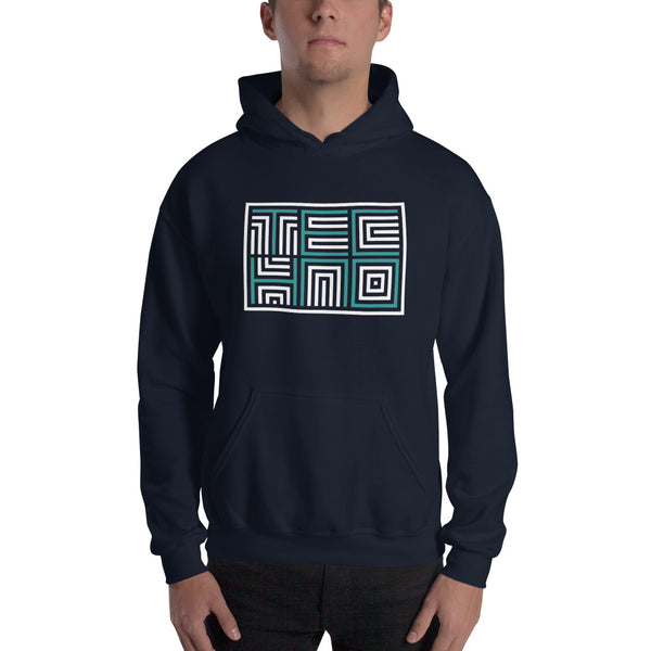 TECHNO MAZE UNISEX HOODIE