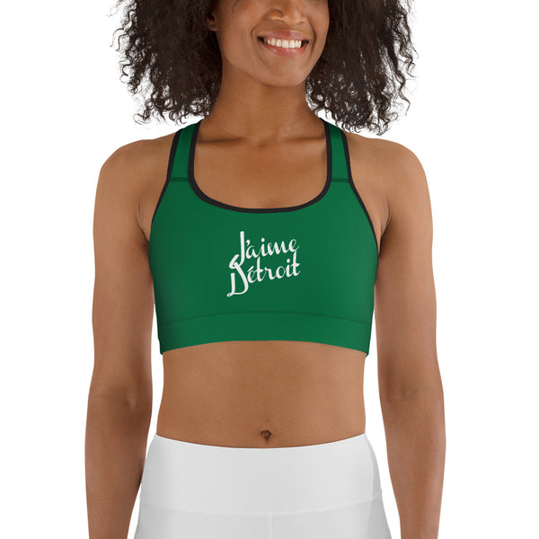 I LOVE DETROIT SPORTS BRA