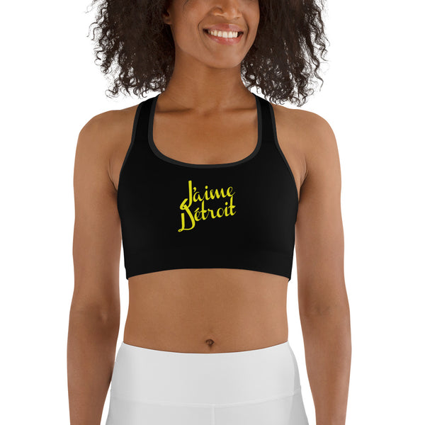 I LOVE DETROIT SPORTS BRA