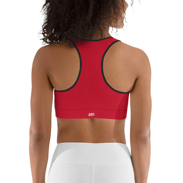 DEEP RED SPORTS BRA