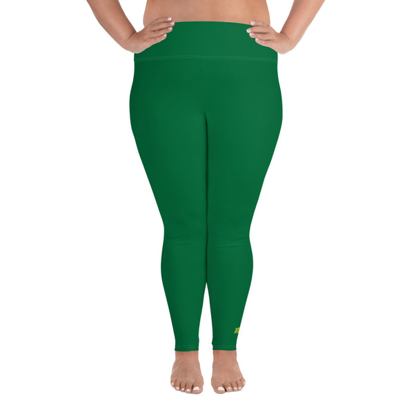 DEEP GREEN CURVACEOUS LEGGINGS
