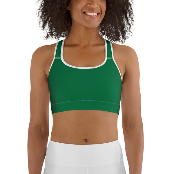 DEEP GREEN SPORTS BRA