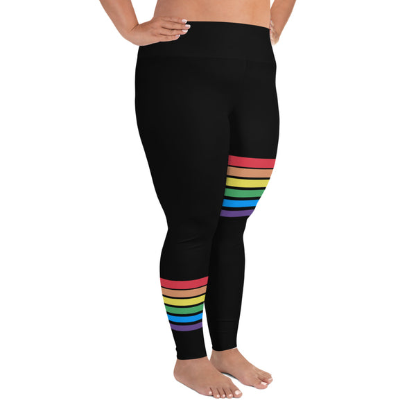 RAINBOW LOVE CURVACEOUS LEGGINGS
