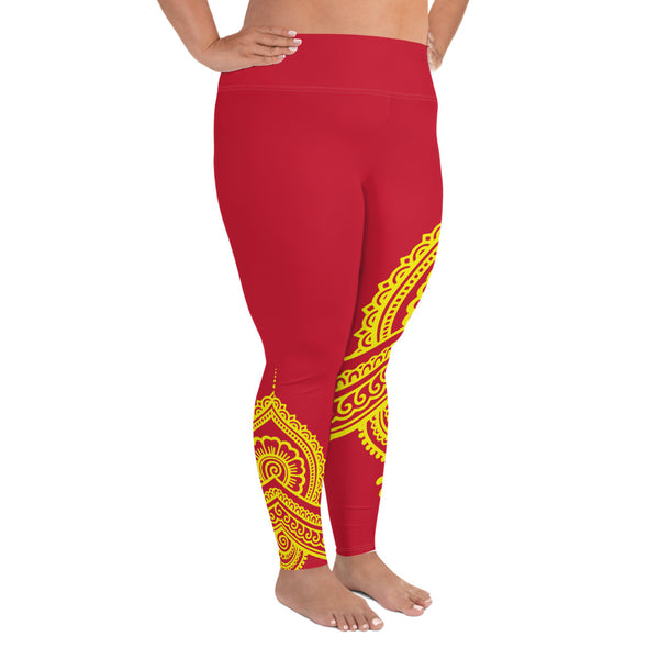 REDDISH FLOW CURVACEOUS LEGGINGS