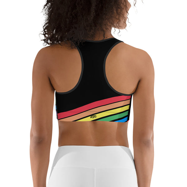 RAINBOW LOVE SPORTS BRA