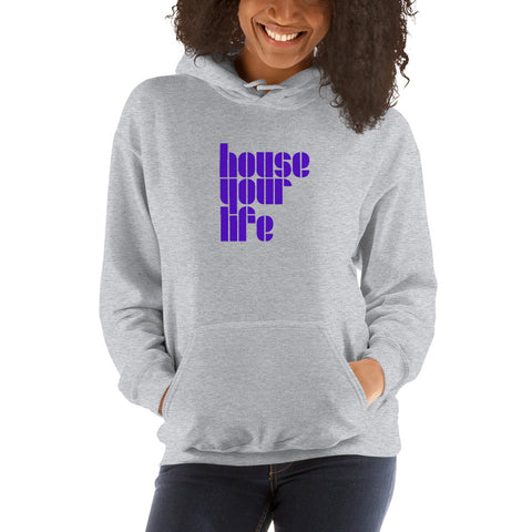 HOUSE YOUR LIFE BLUEBERRY HOODIE