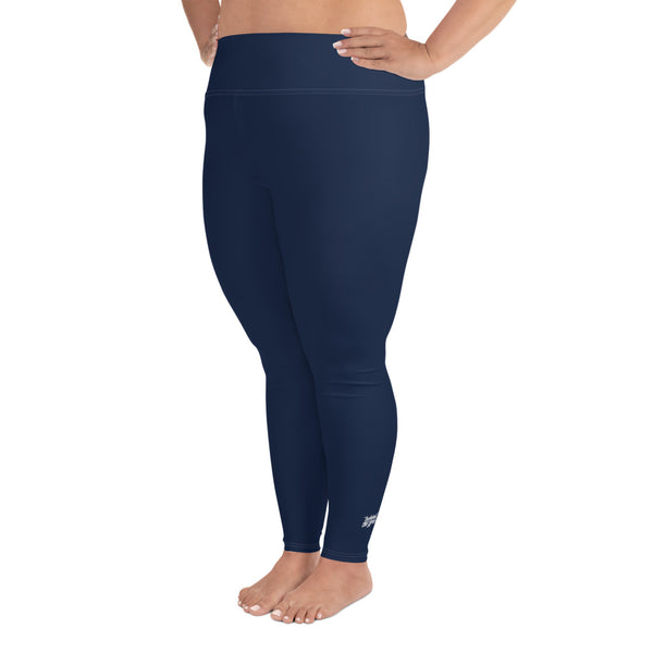 NAVY CURVACEOUS LEGGINGS