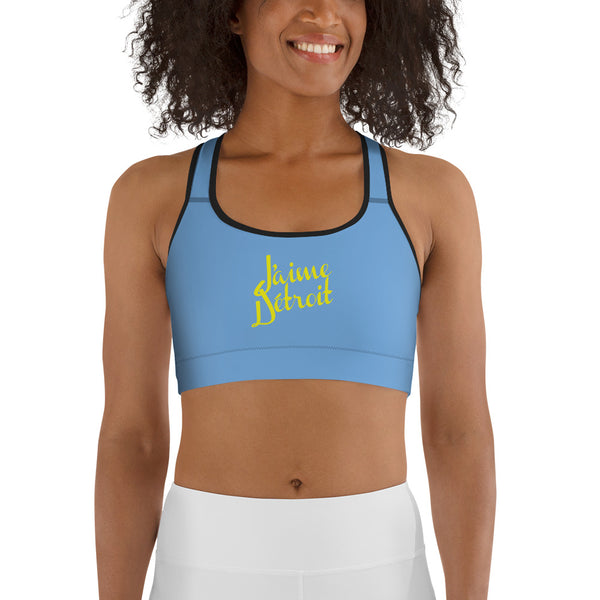 I LOVE DETROIT SPORTS BRA