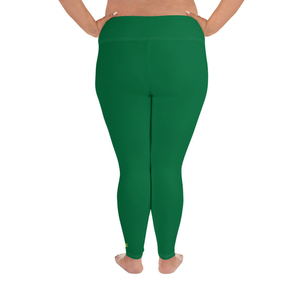 DEEP GREEN CURVACEOUS LEGGINGS