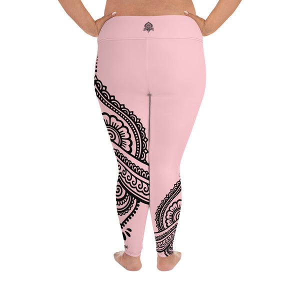 PINKISH FLOW CURVACEOUS LEGGINGS