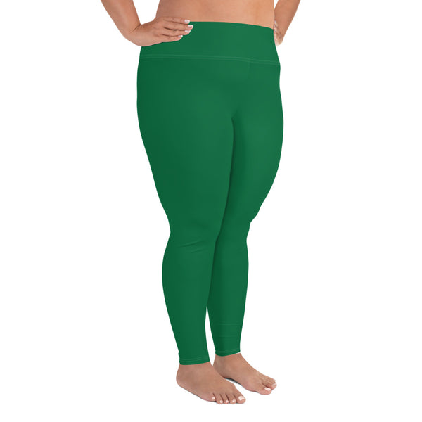 DEEP GREEN CURVACEOUS LEGGINGS