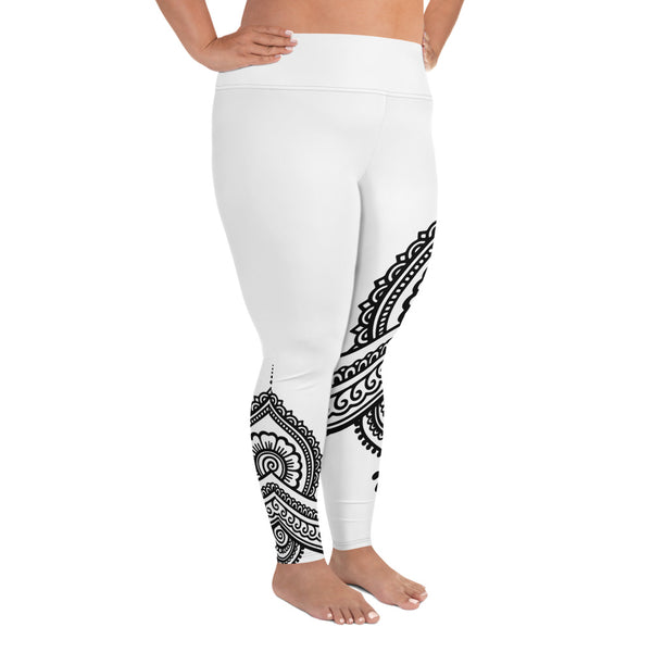 FLOW WHITE CURVACEOUS LEGGINGS