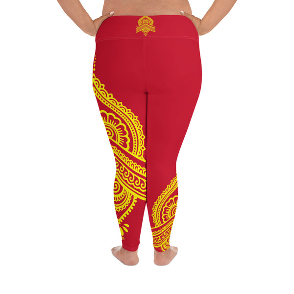 REDDISH FLOW CURVACEOUS LEGGINGS