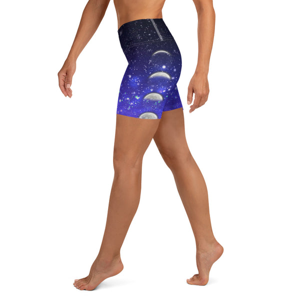 SPACE GODDESS YOGA SHORTS